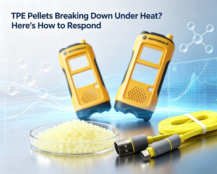 TPE-pellets brytes ned under varme? Slik svarer du